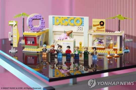 BTS Lego released, BTS influence increased