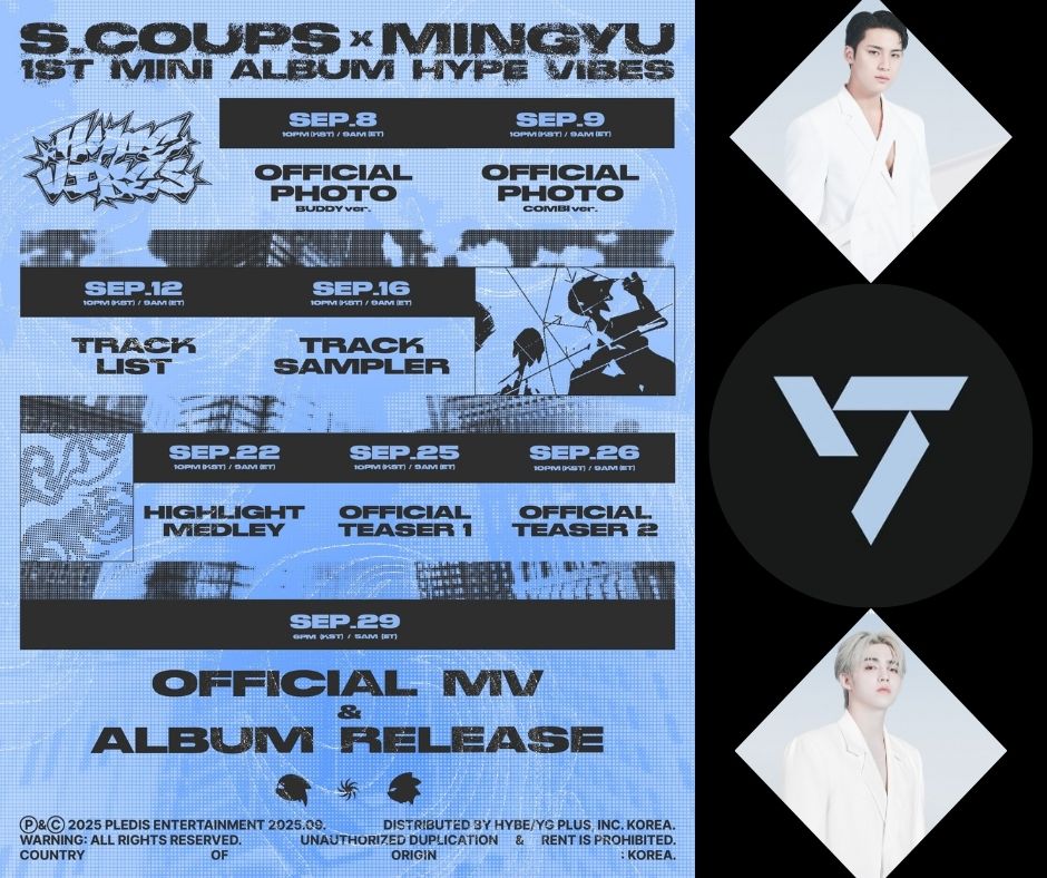 S.COUPS x MINGYU Upcoming Promo Schedule Update