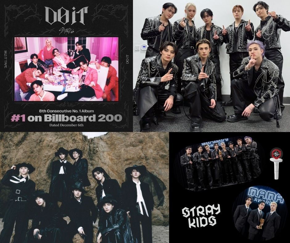 Stray Kids 8th Consecutive Billboard No.1