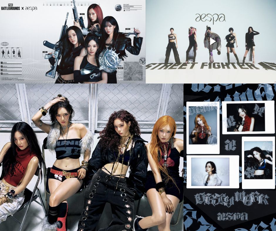 aespa's 'Dirty Work' Topping Charts and Game Collaborations