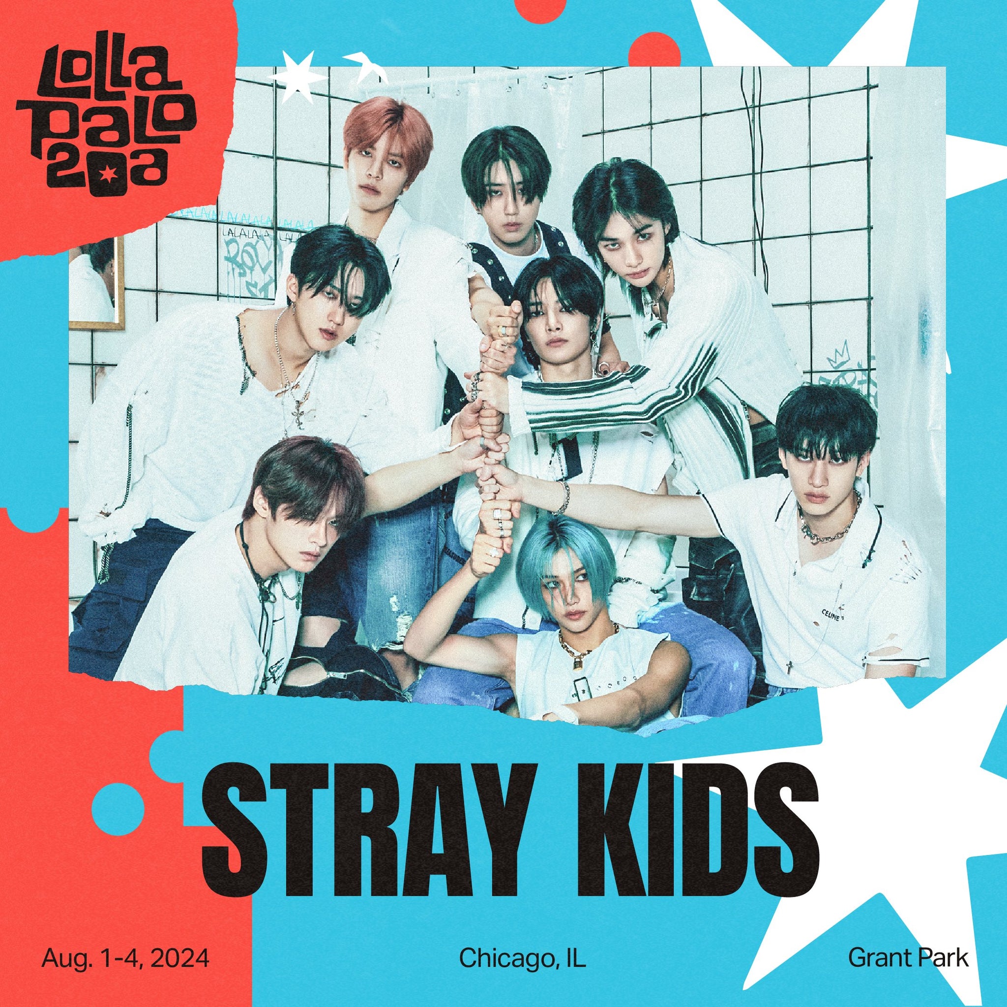 [Kpop Planet News] Stray Kids To Perform At Lollapalooza Chicago In August