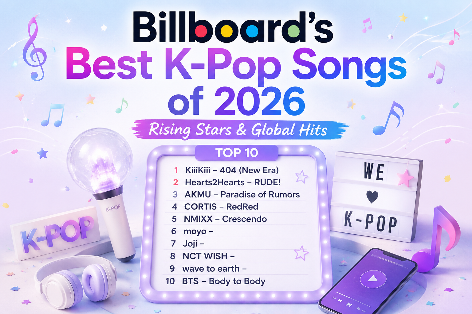 Billboard’s Best K-Pop Songs of 2026: Rising Stars and Global Hits ...