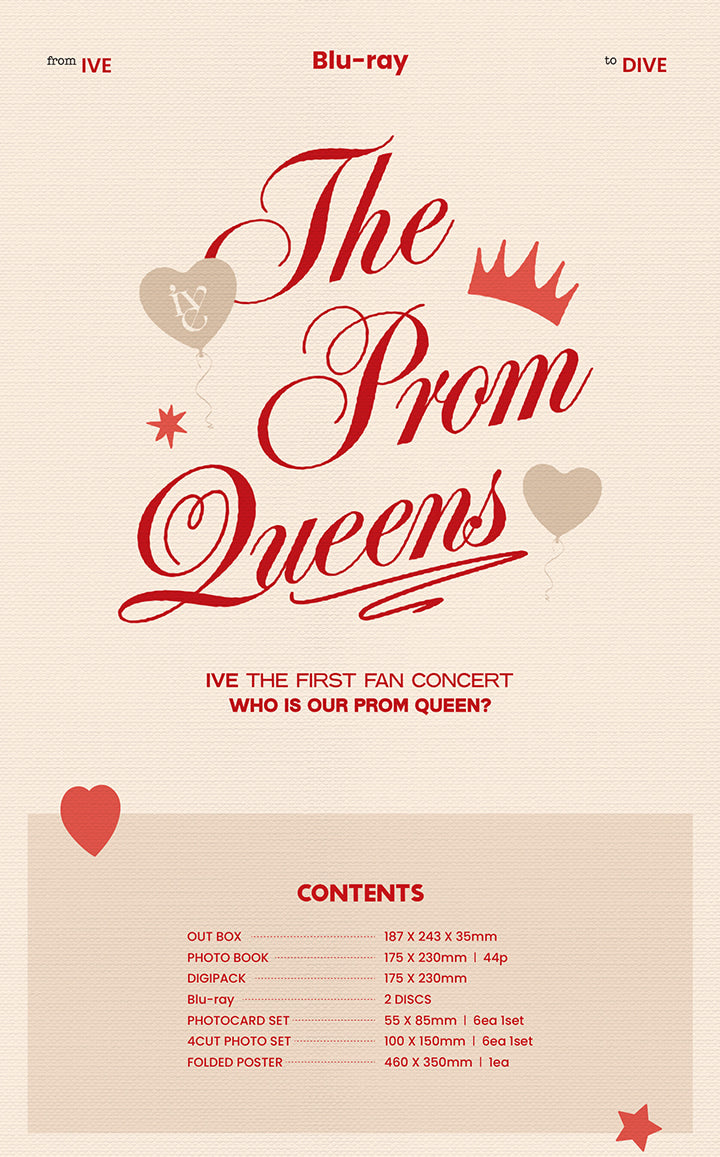 IVE - THE FIRST FAN CONCERT [ The Prom Queens ] Blu-ray – Kpop Planet