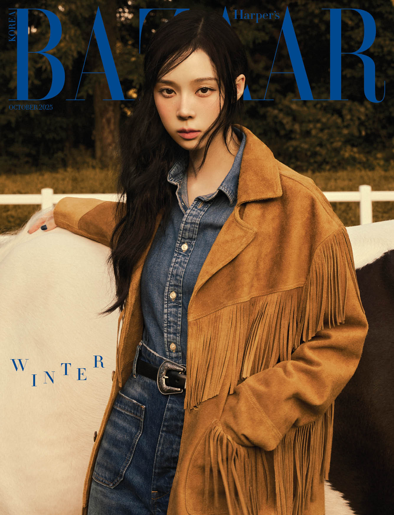 [Magazine] BAZAAR 2025.10 (AESPA WINTER)