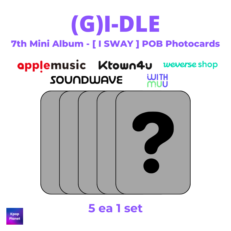 (G)I-DLE - I SWAY POB Photocard Set