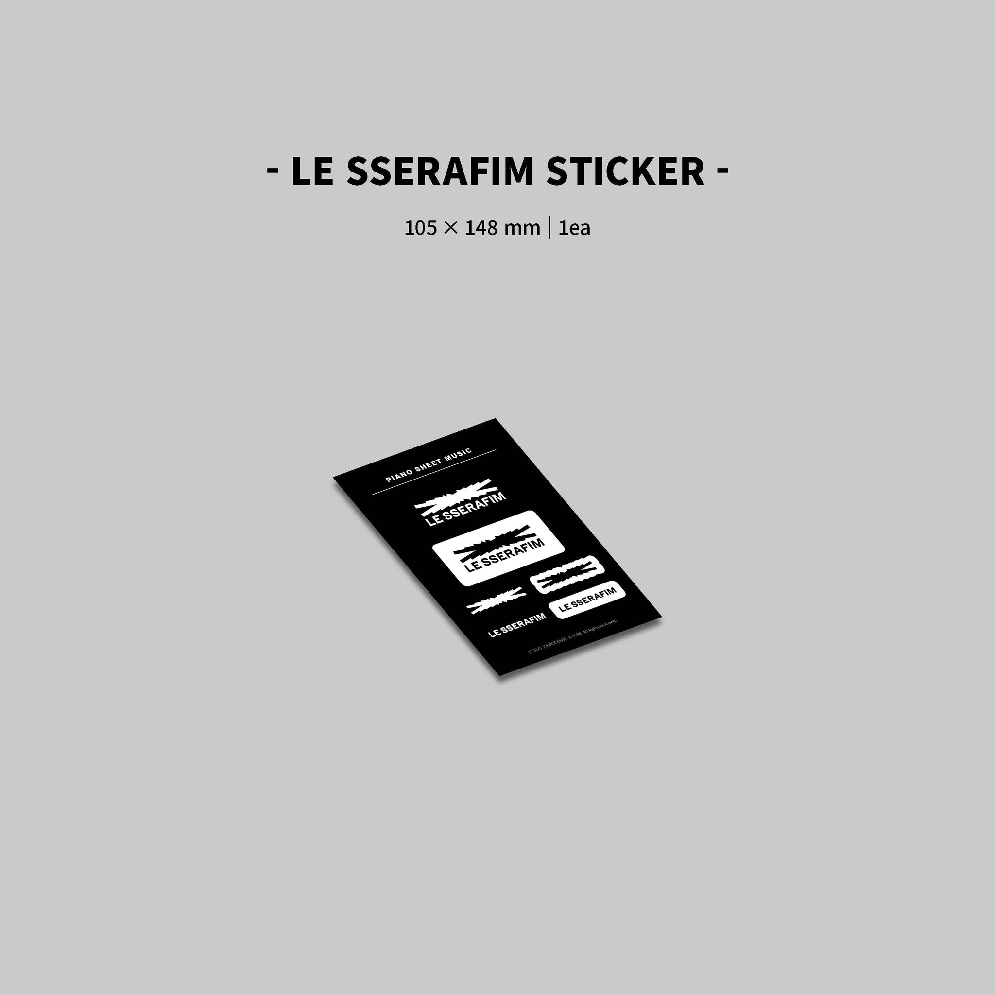 LE SSERAFIM - PIANO SHEET MUSIC: LE SSERAFIM (Package)