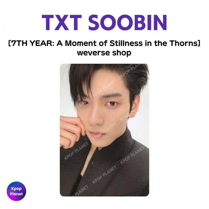 TXT SOOBIN Photocard [ 7TH YEAR: A Moment of Stillness in the