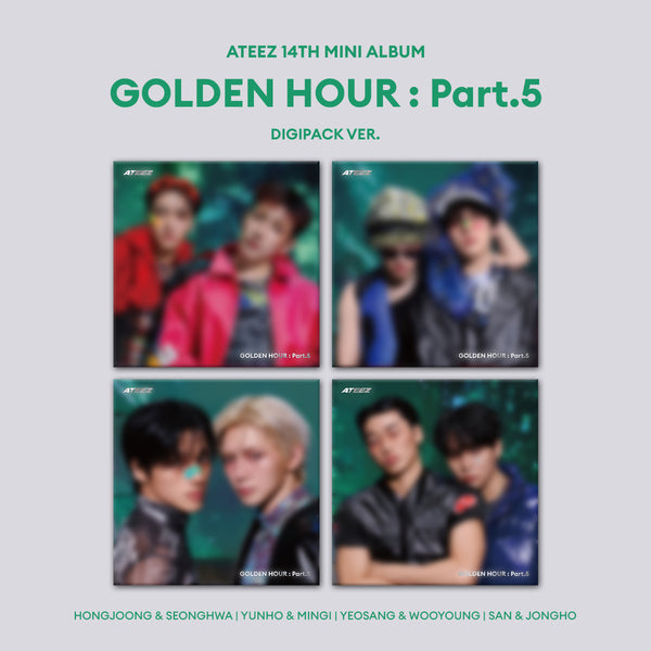 ATEEZ - GOLDEN HOUR : Part.5 (DIGIPACK UNIT ver.) – Kpop Planet Global