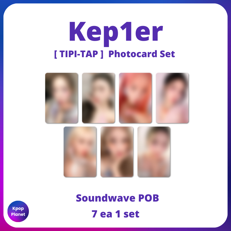 Kep1er - TIPI-TAP POB Photocard Set