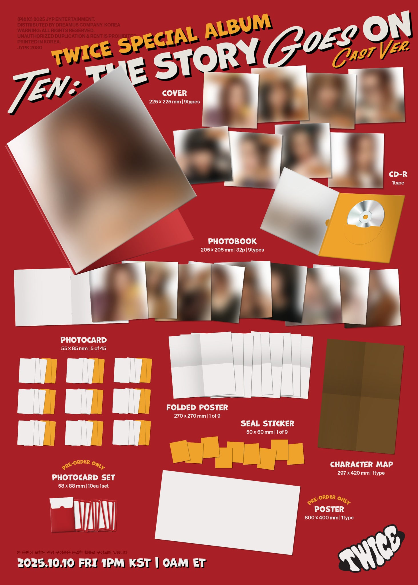 TWICE - TEN: The Story Goes On  (Cast ver.)