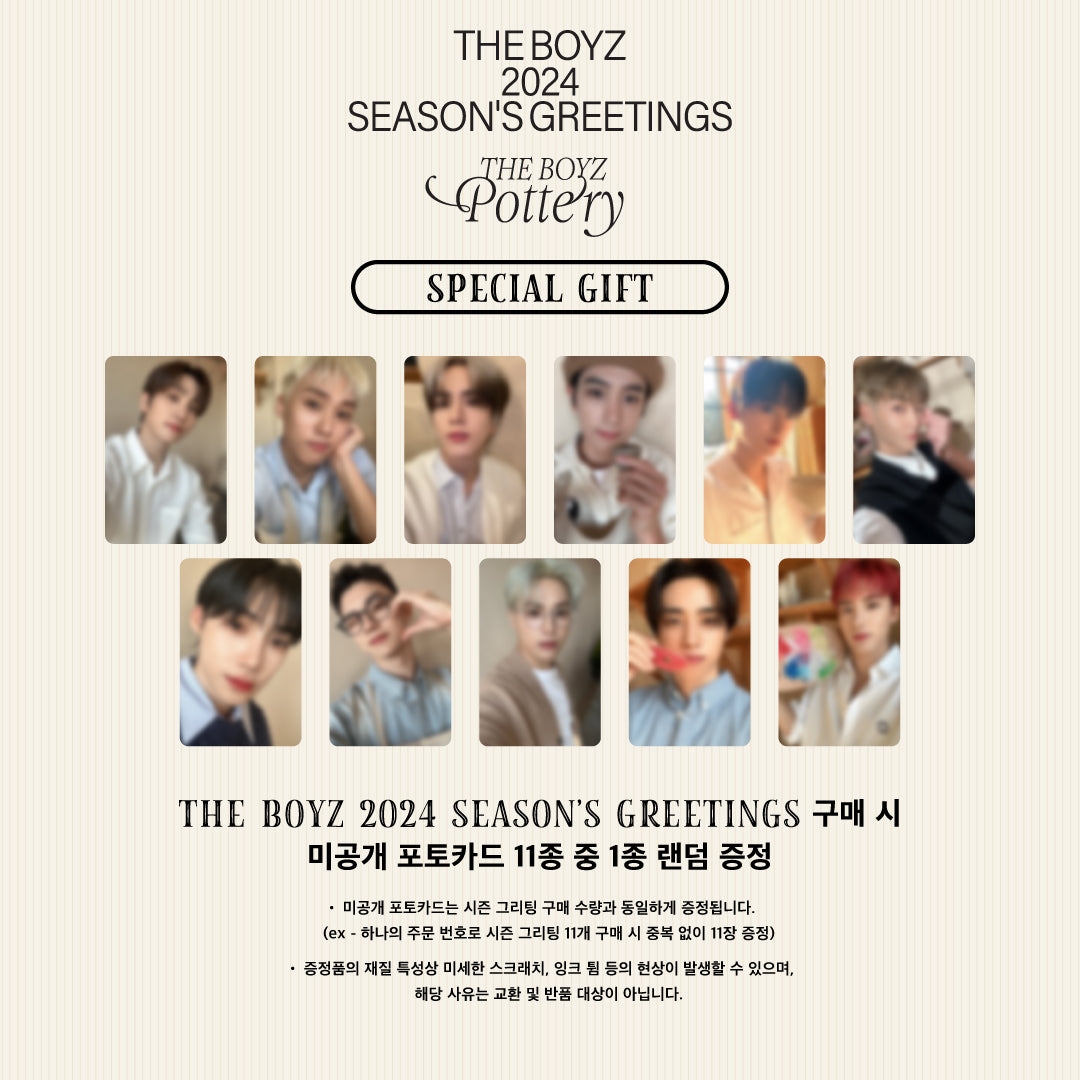 THE BOYZ 2024 SEASON’S GREETINGS [ THE BOYZ POTTERY ] Kpop