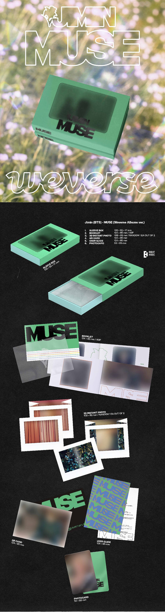 BTS Jimin- MUSE (Weverse Albums ver.)