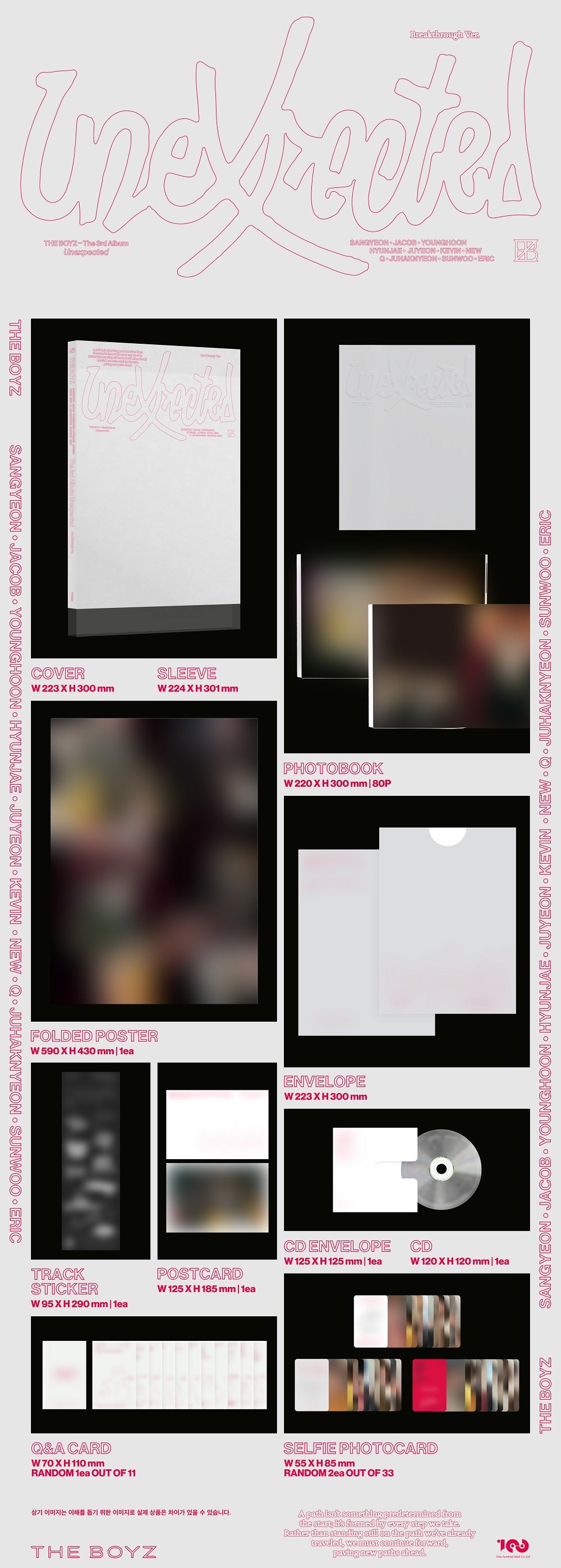 THE BOYZ - Unexpected (Photobook ver.) (Discounted Sealed