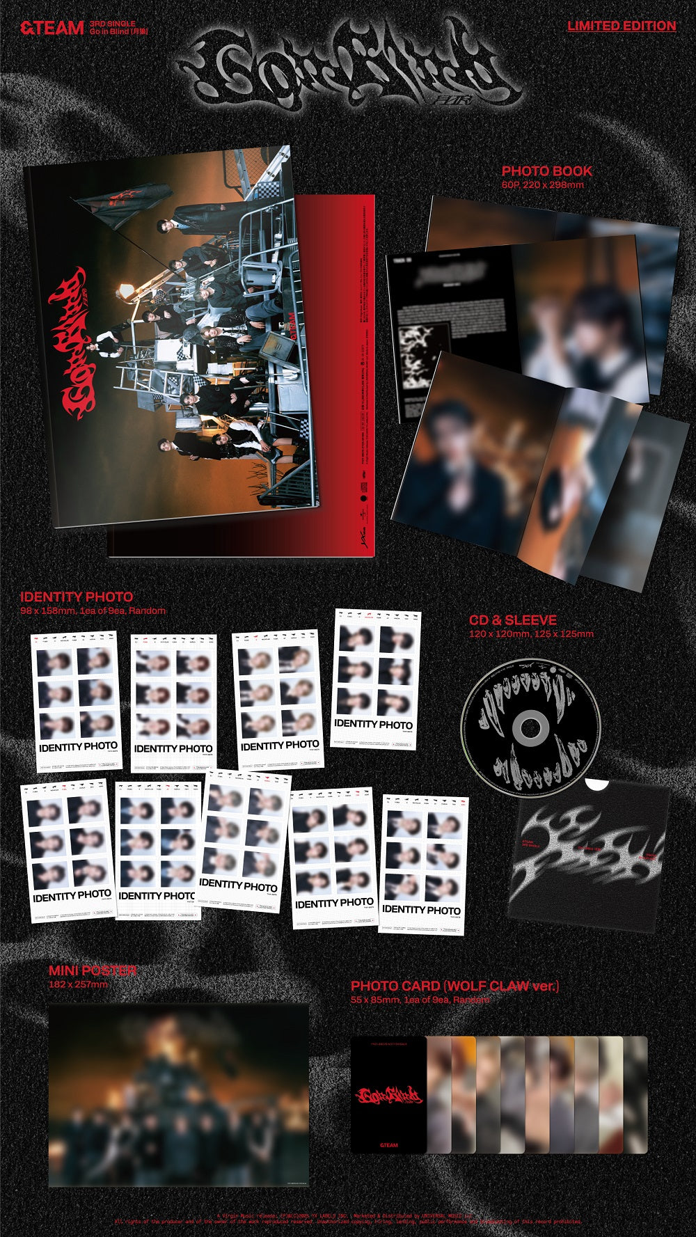&TEAM - Go in Blind (Limited Edition) (Discounted Sealed Album)