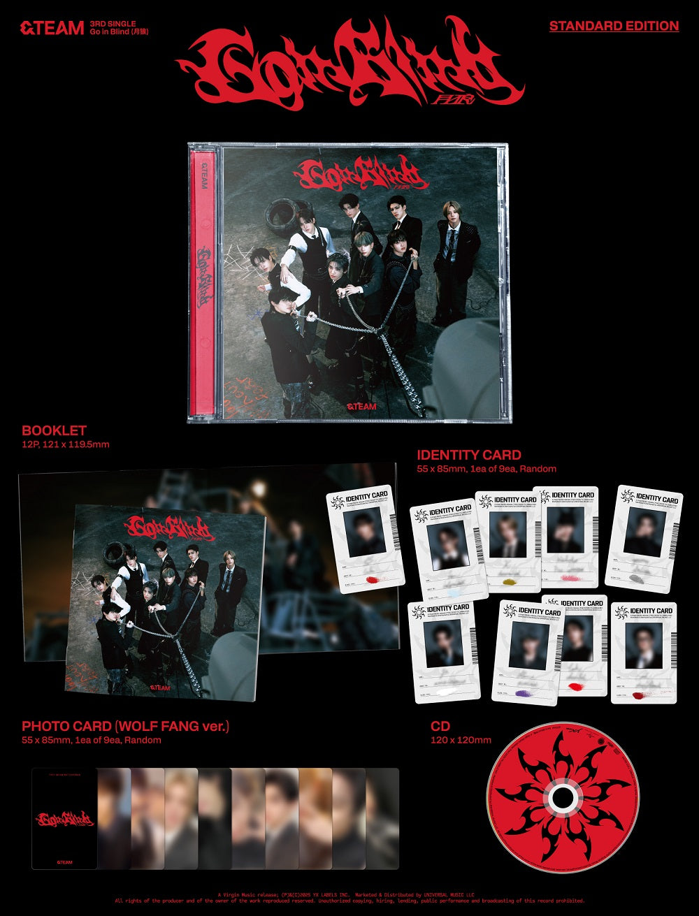 &TEAM - Go in Blind (Standard Edition) (Discounted Sealed Album)