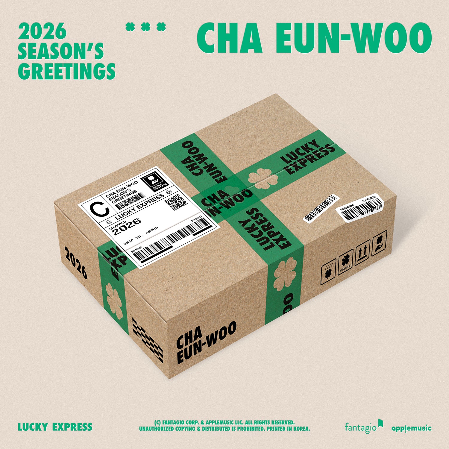 CHA EUN-WOO - 2026 SEASON'S GREETINGS [ LUCKY EXPRESS ]