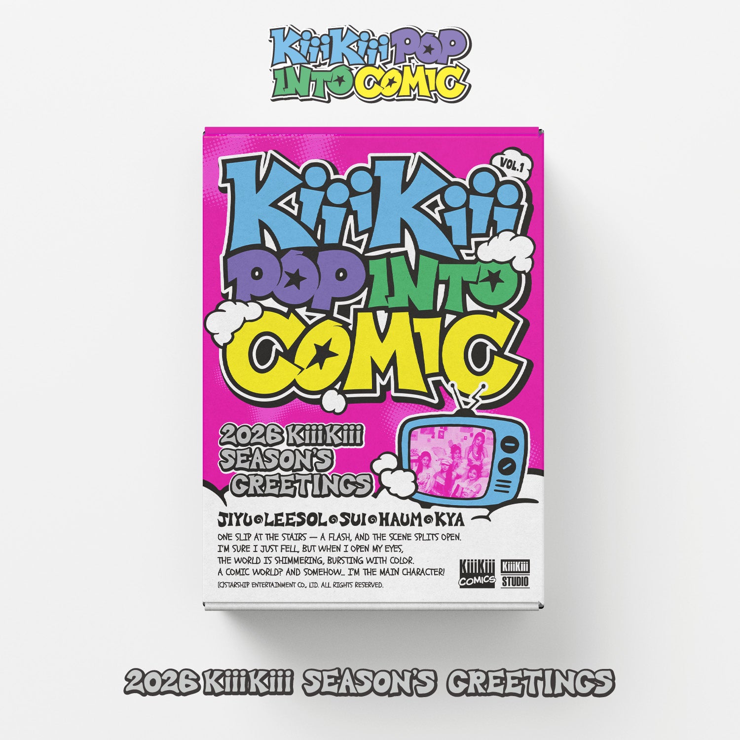 KiiiKiii - 2026 SEASON'S GREETINGS [ KiiiKiii POP INTO COMIC