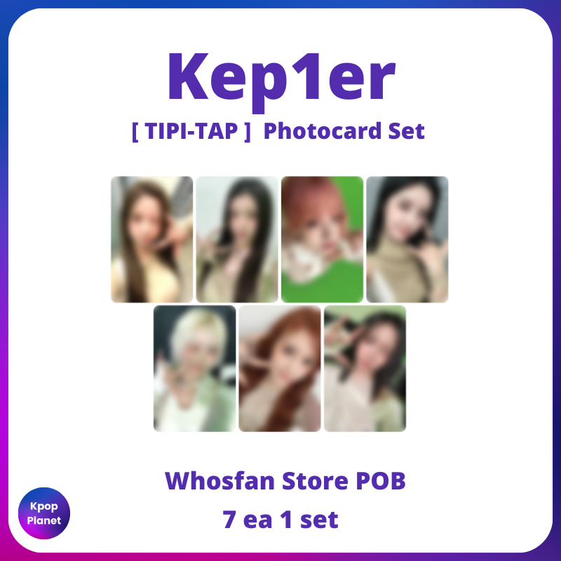 Kep1er - TIPI-TAP POB Photocard Set