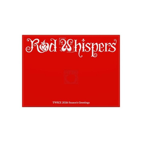 TWICE - 2026 SEASON'S GREETINGS [RED WHISPERS]