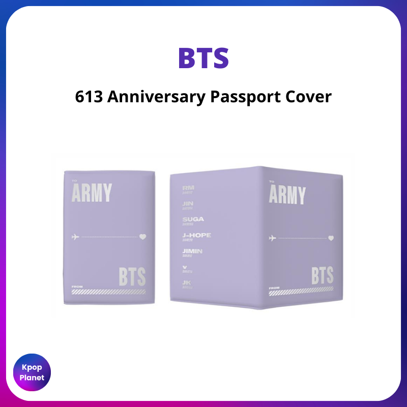 BTS 613 Anniversary Passport Cover