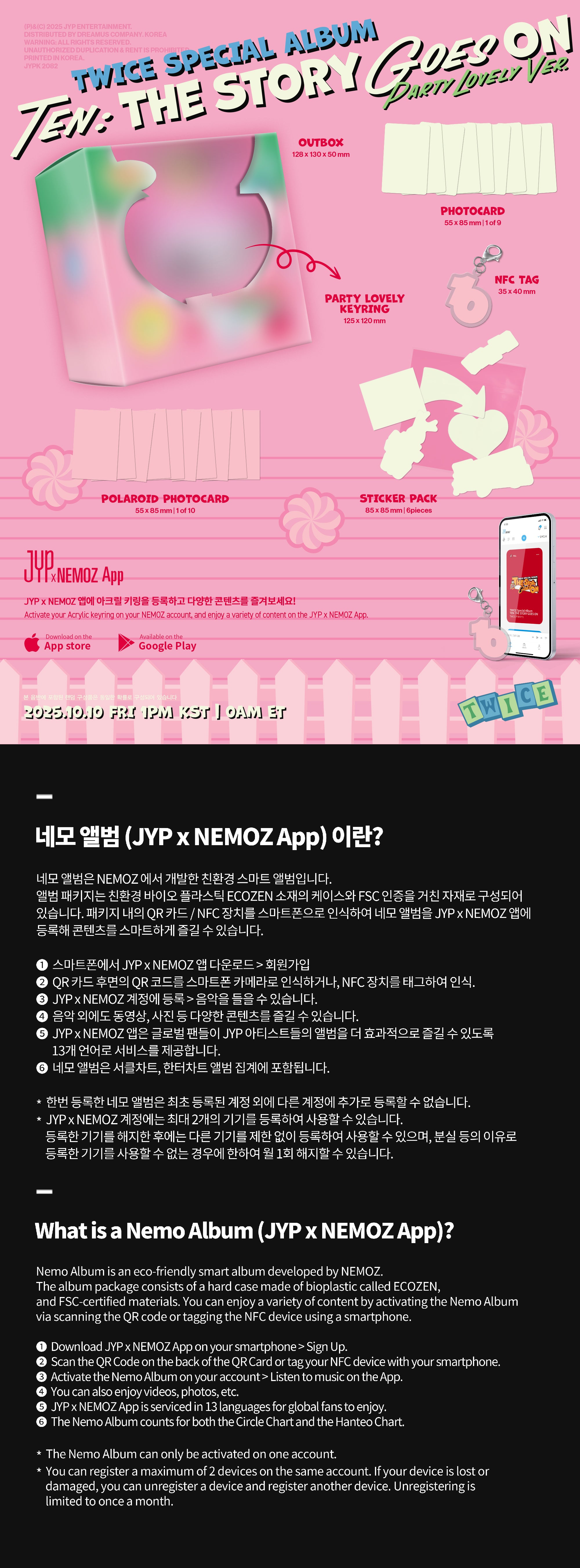 TWICE - TEN: The Story Goes On (Party lovely ver.)