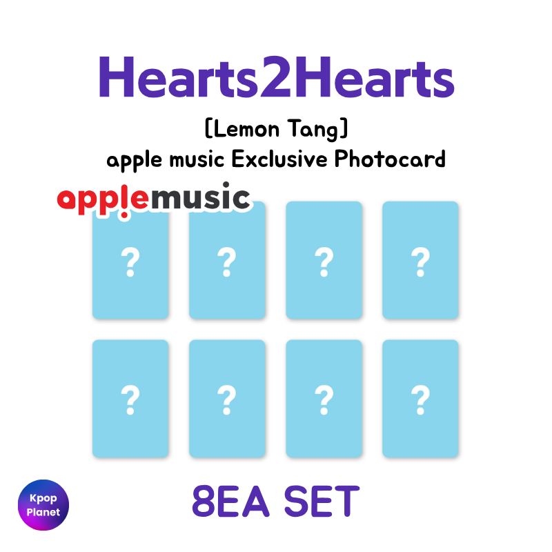 Hearts2Hearts apple music Exclusive Photocard [ Lemon Tang