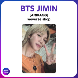 BTS JIMIN Photocard [ ARIRANG ] weverse shop – Kpop Planet Global