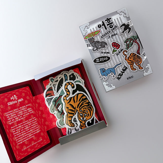 Tiger Sticker Pack of MU:DS Korea National Museum Goods