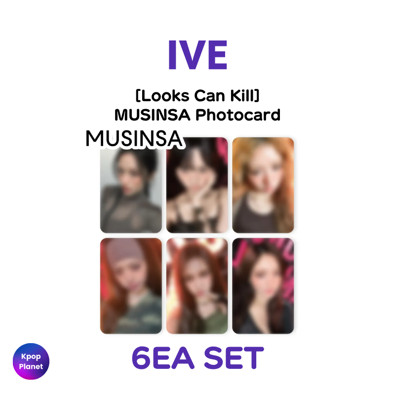 IVE MUSINSA Photocard [Looks Can Kill] – Kpop Planet Global