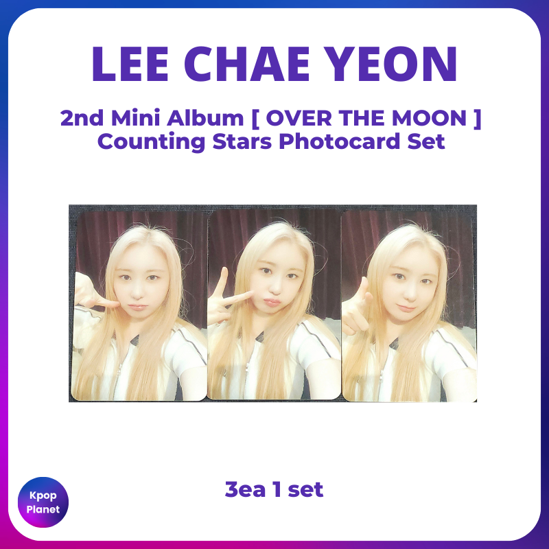 LEE CHAE YEON - OVER THE MOON Counting Stars Photocard Set