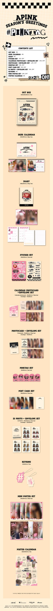 Apink - 2024 SEASON'S GREETINGS [ #PINKTAG ]
