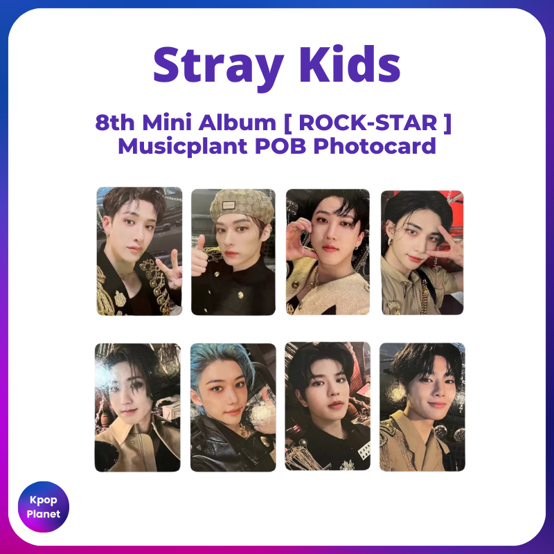 Stray Kids - ROCK-STAR Musicplant POB Photocard