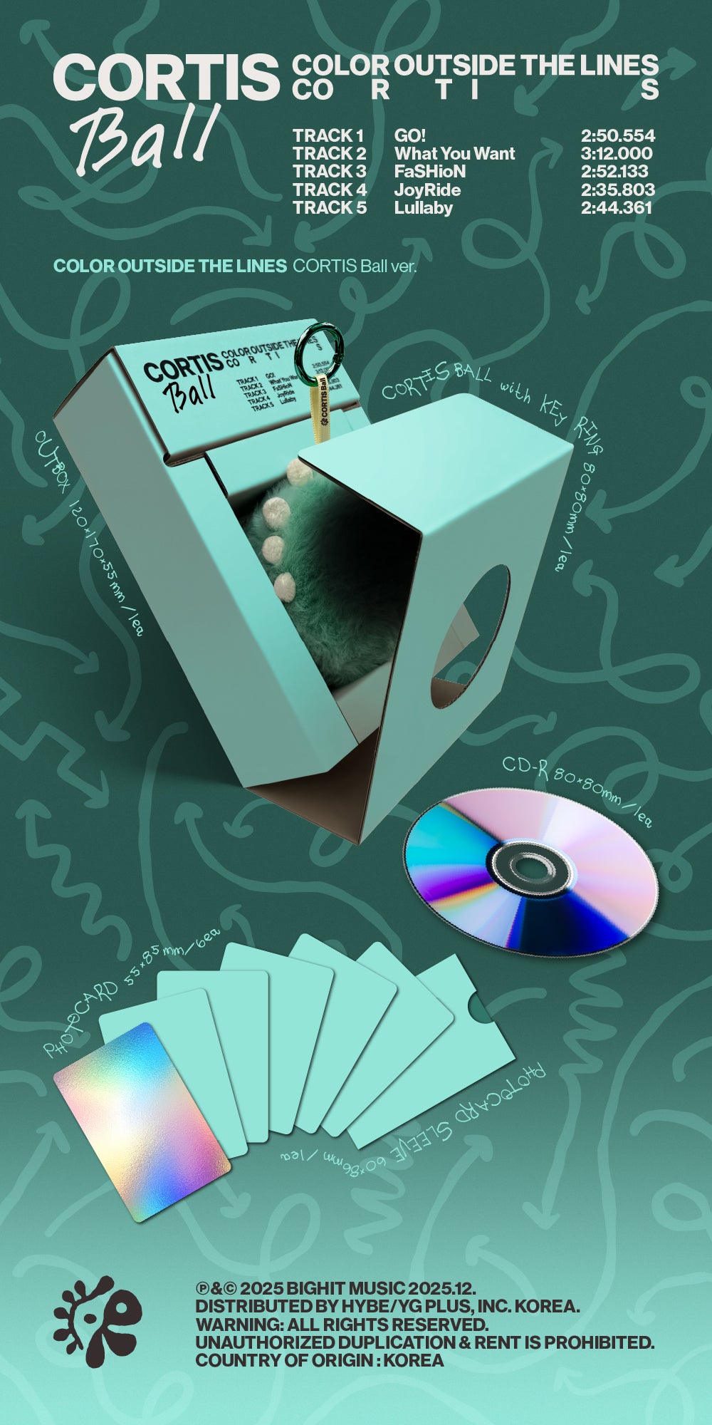 CORTIS - COLOR OUTSIDE THE LINES (CORTIS Ball ver.) – Kpop Planet