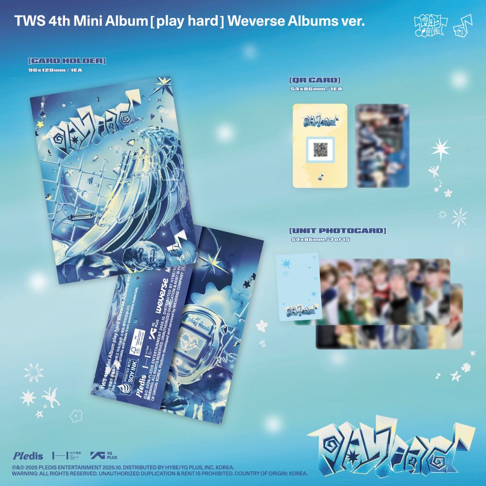 TWS - play hard  (Weverse Albums ver.)
