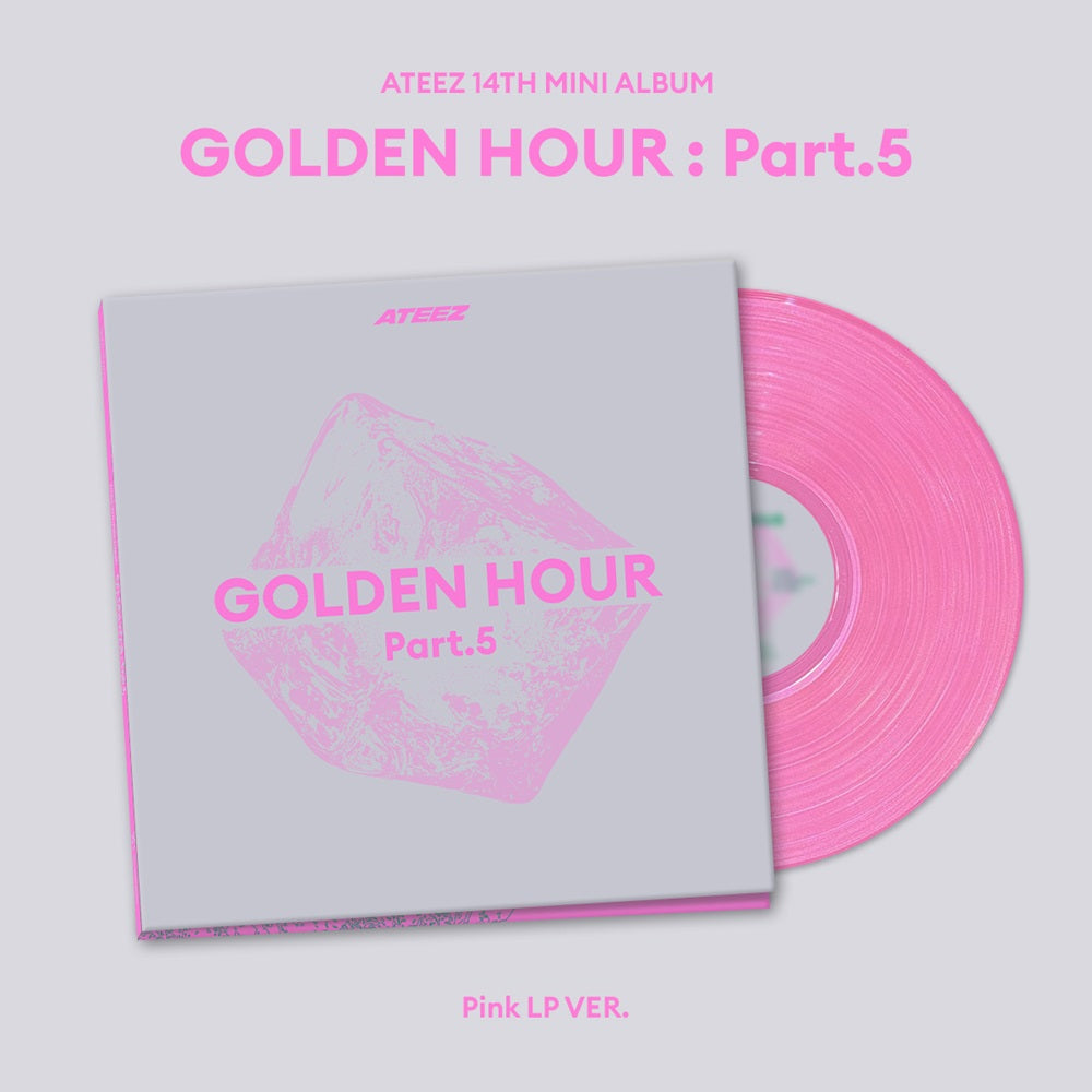 ATEEZ GOLDEN HOUR : Part.5 サノク ミペン ホンジュン ATEEZ - GOLDEN HOUR : Part.5 (Pink LP ver.) – Kpop Planet Global