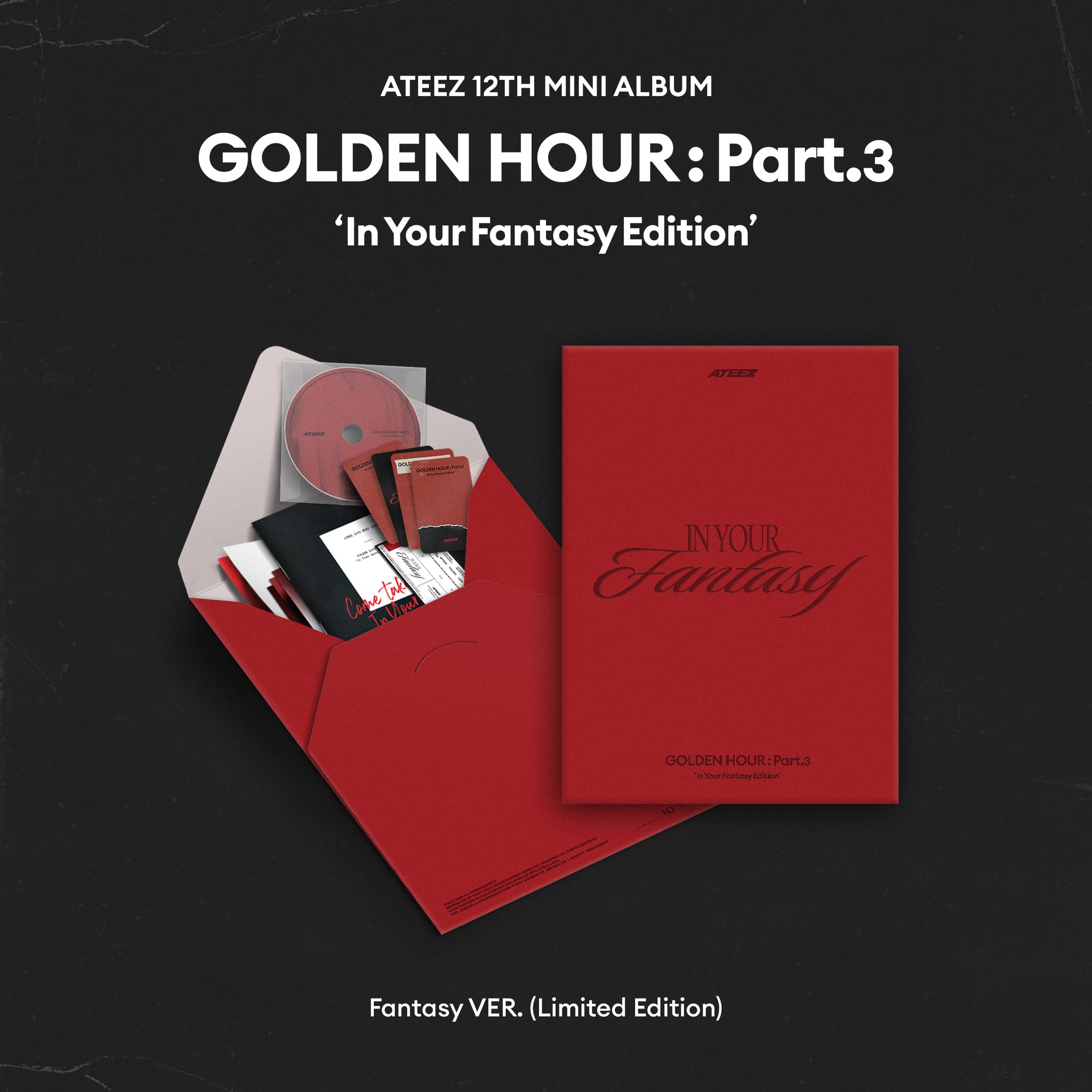 ATEEZ - GOLDEN HOUR : Part.3 'In Your Fantasy Edition' (Limited)