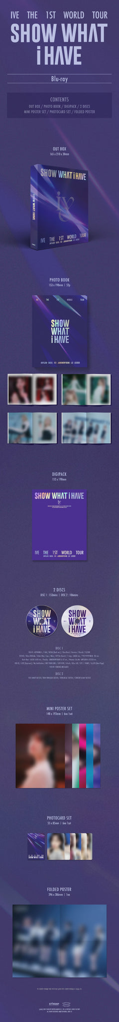 IVE - IVE THE 1ST WORLD TOUR <SHOW WHAT I HAVE> Blu-ray