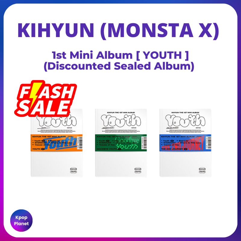 MONSTA X KIHYUN - YOUTH (Discounted Sealed Album)