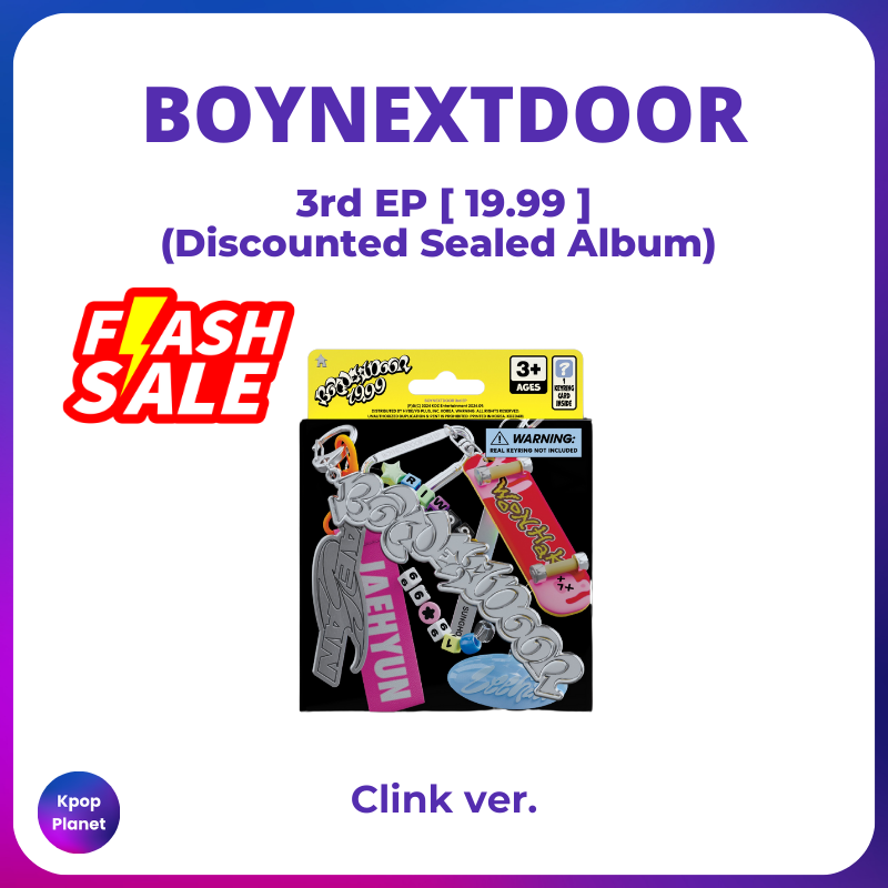 BOYNEXTDOOR - 19.99 (Clink ver.) (Discounted Sealed Album) – Kpop BOYNEXTDOOR - 19.99 (Clink ver.) (Discounted Sealed Album) – Kpop