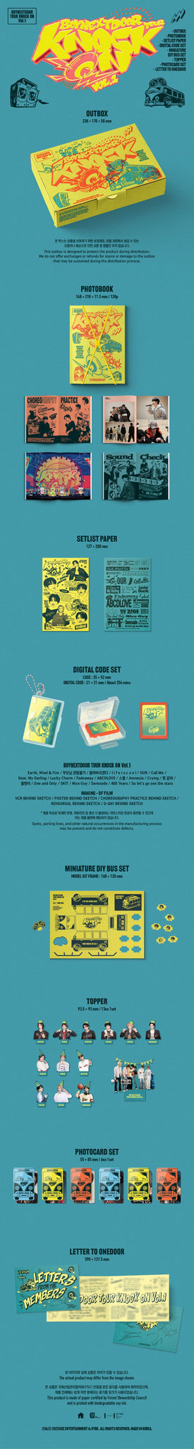 BOYNEXTDOOR - BOYNEXTDOOR TOUR [ KNOCK ON Vol.1 ] – Kpop Planet