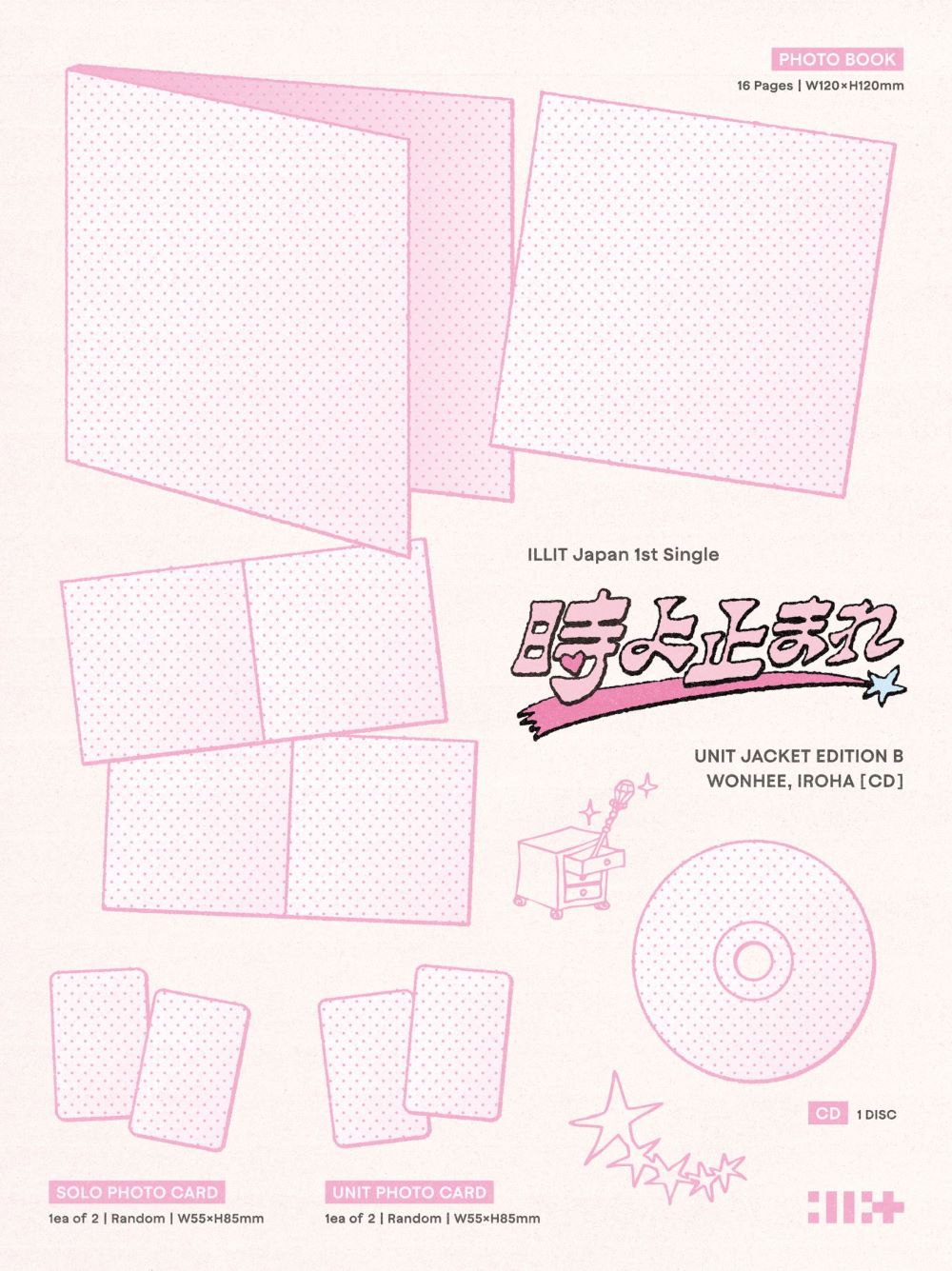 ILLIT -  Toki Yo Tomare (Unit B Album/WONHEE,IROHA)