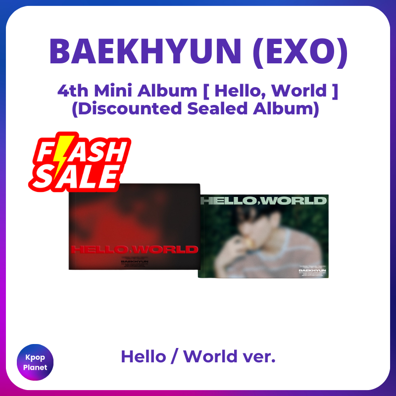 EXO BAEKHYUN - Hello, World (Discounted Sealed Album)