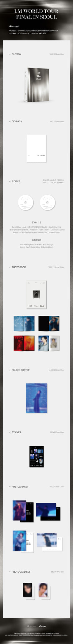 MONSTA X I.M - I.M WORLD TOUR [ Off The Beat ] FINAL IN SEOUL Blu-ray