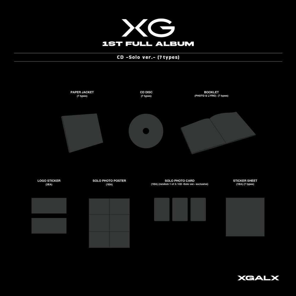 XG - 1st Full Album (Solo Ver.)