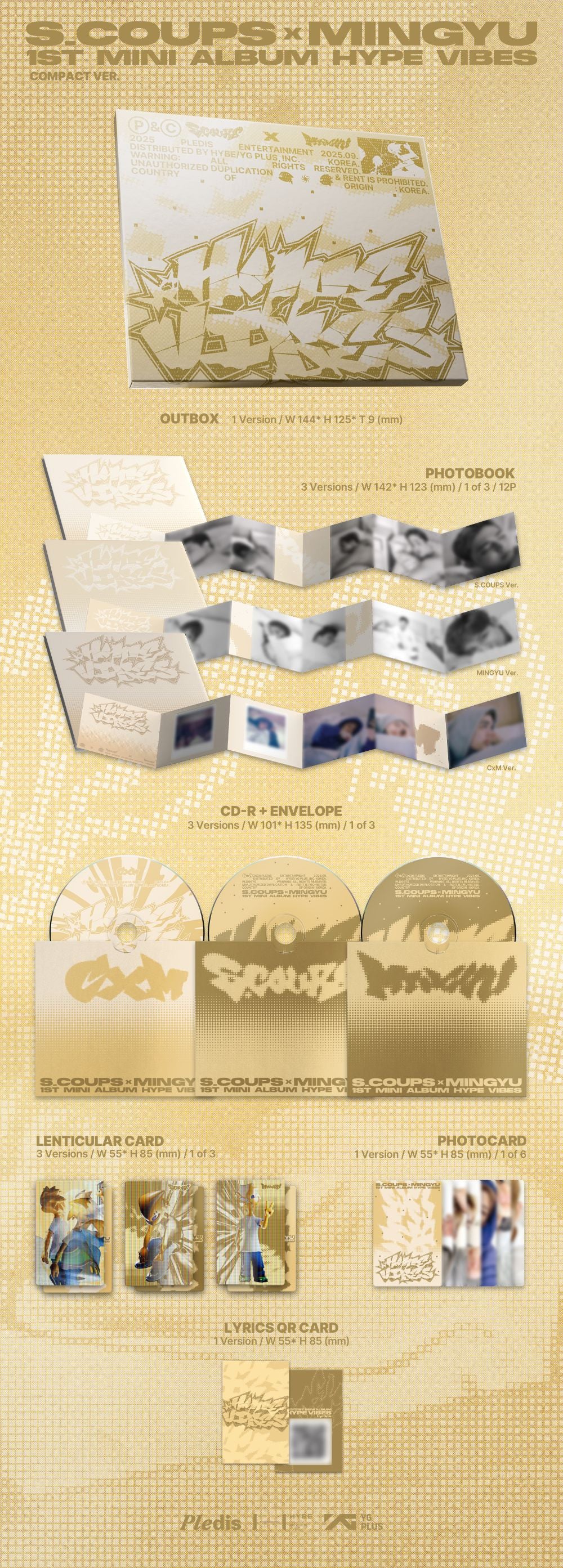 SEVENTEEN S.COUPS X MINGYU - HYPE VIBES (COMPACT ver.)