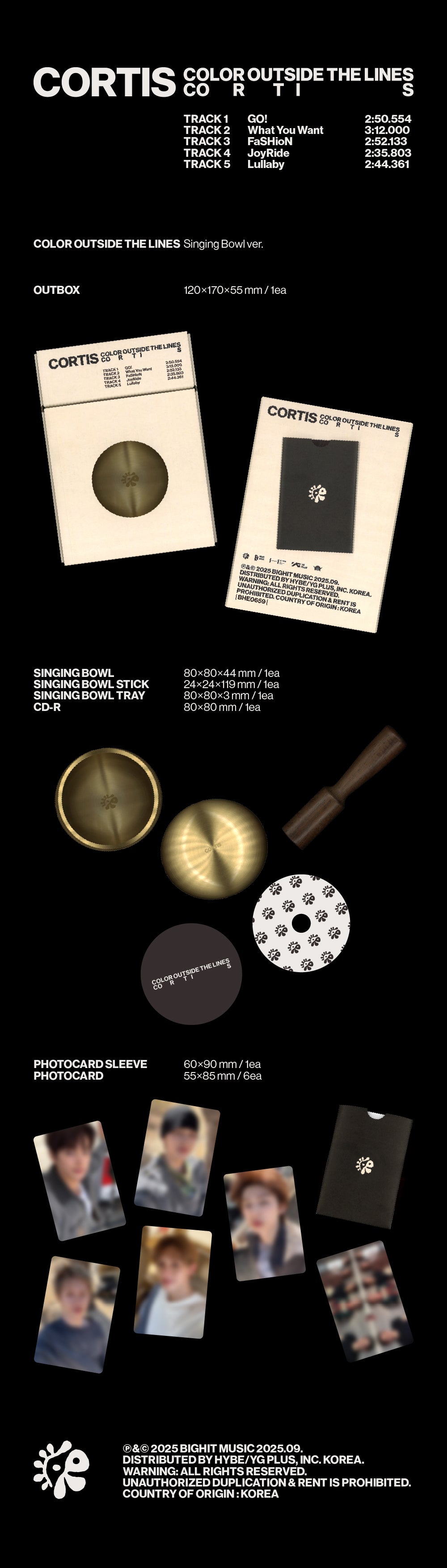 CORTIS - COLOR OUTSIDE THE LINES (Singing Bowl ver.) – Kpop Planet