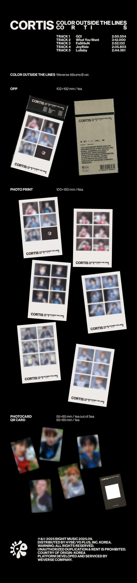 CORTIS -  COLOR OUTSIDE THE LINES (Weverse Albums ver.)