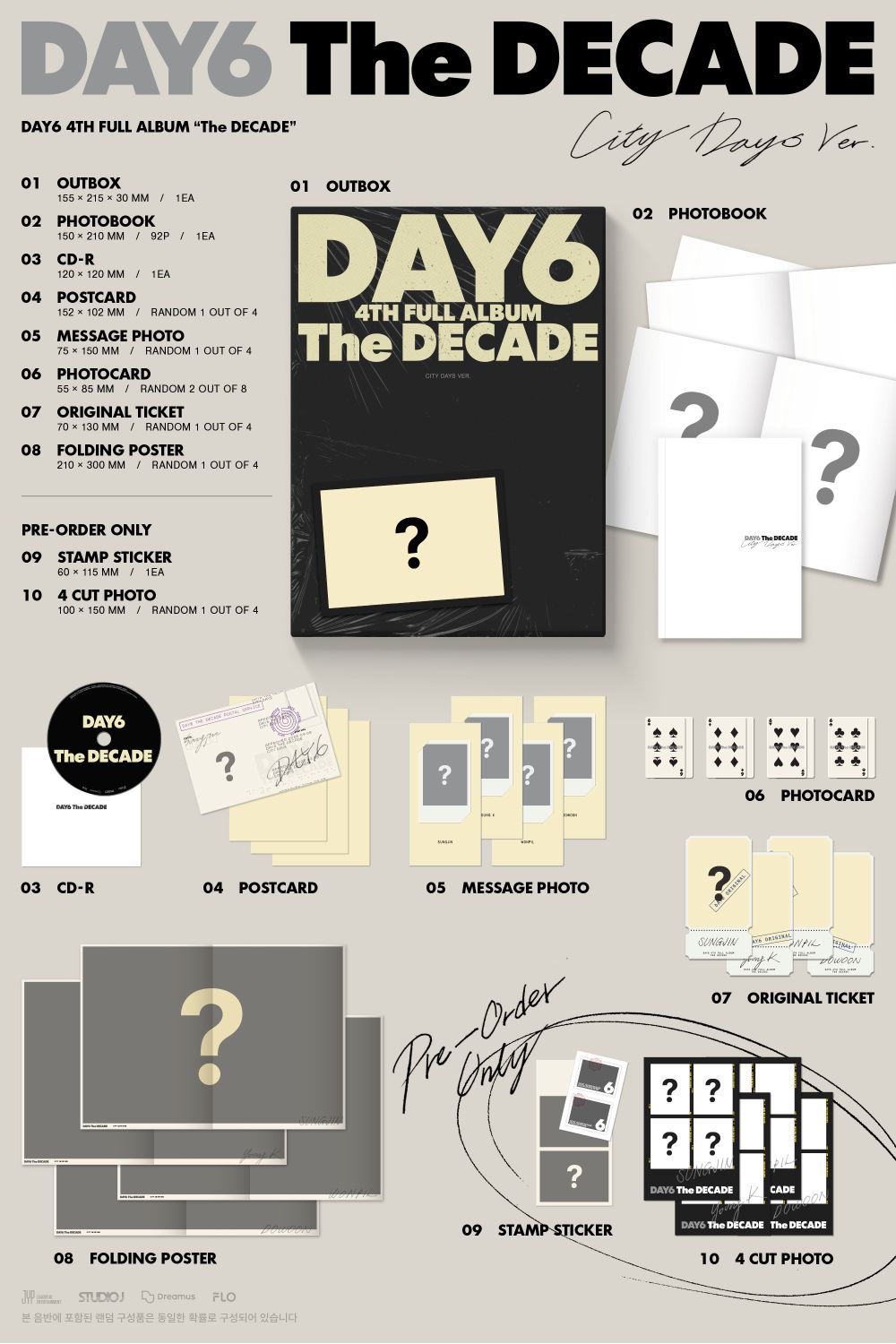 K-POP・アジア DAY6 The Day CD Amazon.co.jp: DAY6 - [ THE DAY ] 1st Mini Album CD Packages