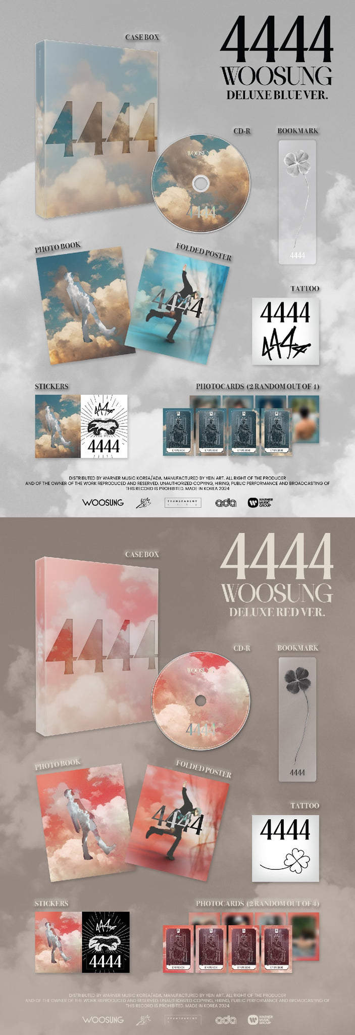 The Rose WOOSUNG - 4444 (Deluxe ver.)