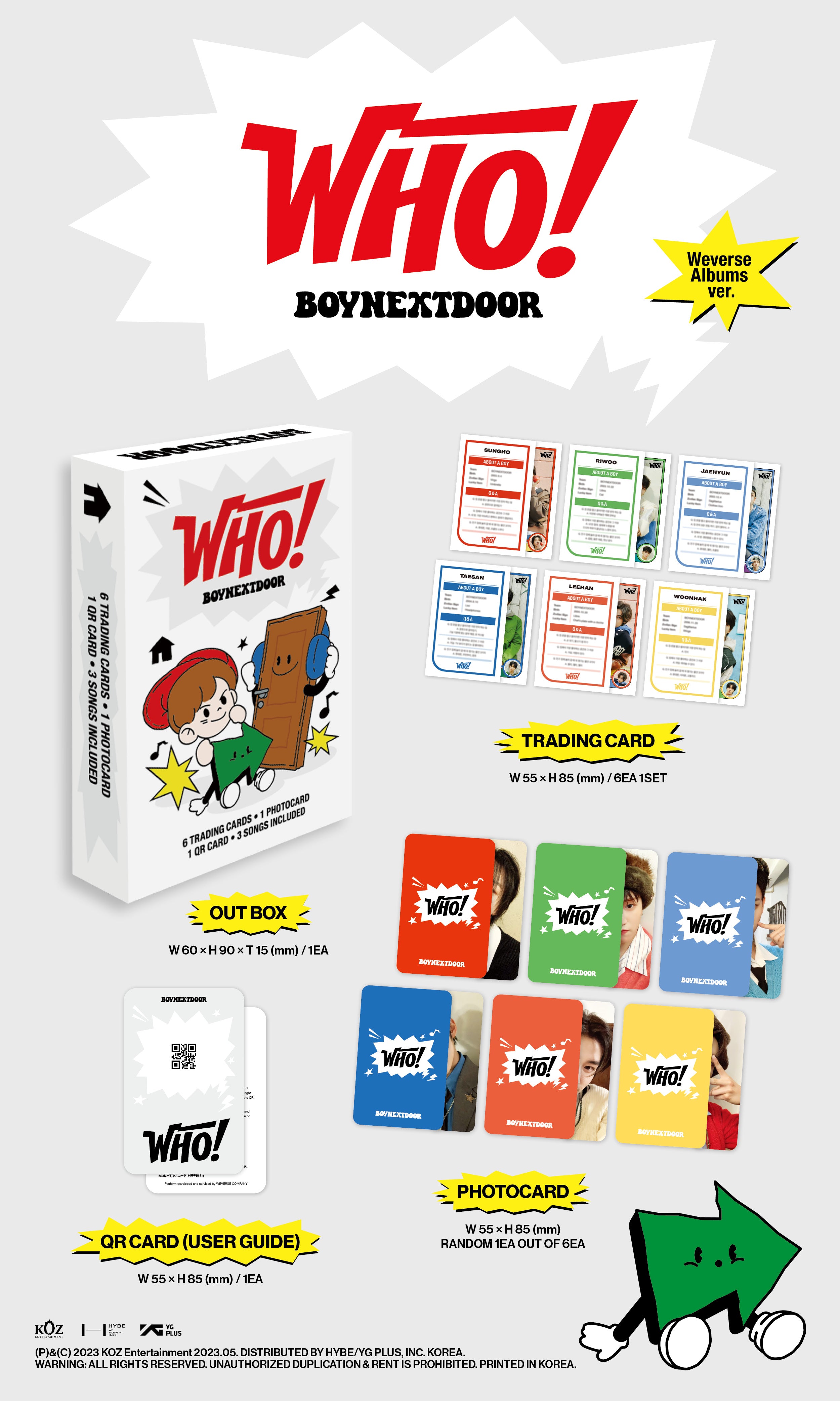 K-POP・アジア BOYNEXTDOOR NoGenre WeverseAlbumVer Amazon.co.jp: BOYNEXTDOOR [No Genre] (Weverse Albums ver